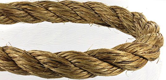 Maple Leaf Ropes 3 Strand Twisted Manila Natural Fiber construction